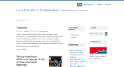 Desktop Screenshot of home-education.nl